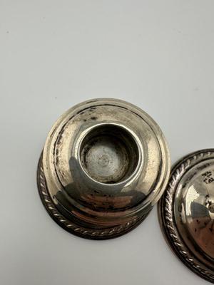 Sterling Silver Weighted Candlestick Holders (See Description)