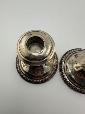 Sterling Silver Weighted Candlestick Holders (See Description)