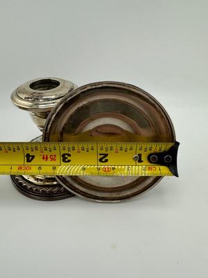 Sterling Silver Weighted Candlestick Holders (See Description)