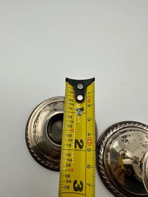 Sterling Silver Weighted Candlestick Holders (See Description)