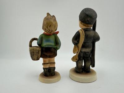Hummel Goebel #12 2/0 Chimney Sweep & "Village Boy" Boy with Basket