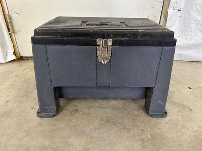 TOOL BOX STOOL WITH CLAMPS