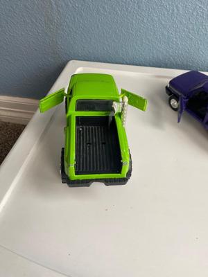 NYLINT TOW TRUCK AND 2 TOOTSIETOY FORD PICK-UPS