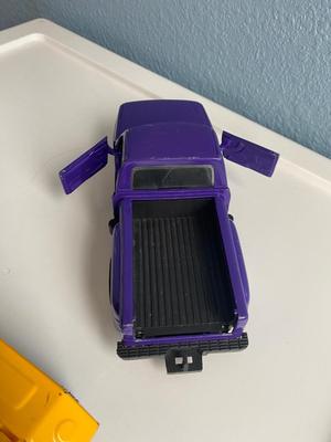 NYLINT TOW TRUCK AND 2 TOOTSIETOY FORD PICK-UPS