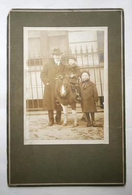 Photograph of Children with Pony from the 1920's