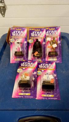 LOT 202 FIVE STAR WARS FIGURES