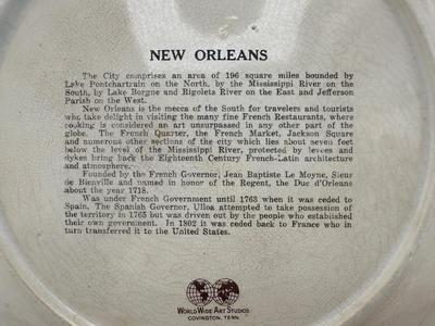 New Orleans Collector’s Plate