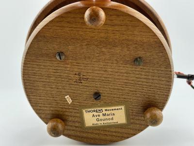 THORENS Revolving Music Box - Plays Ave Maria Gounod