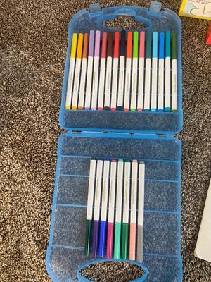 REALLY NEAT VINTAGE LETTERS AND NUMBERS BOARD + CRAYONS, MARKERS, SCRIBBLE PAD, COLORING BOOKS & MORE!