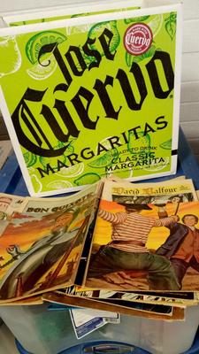 LOT 218 BOX OF OLD COMIC BOOKS
