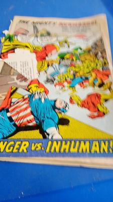 LOT 218 BOX OF OLD COMIC BOOKS