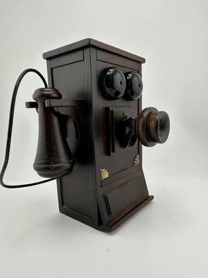 Vintage Telephone Wind Up Music Box