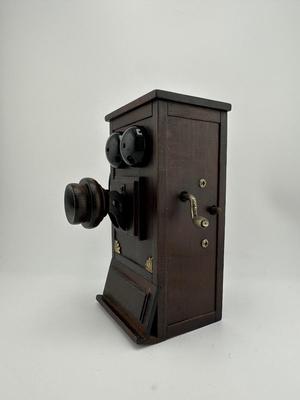 Vintage Telephone Wind Up Music Box