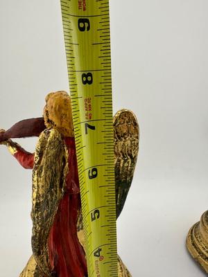 Vintage Gold Gilt Angel Rotating Music Box - ITALY
