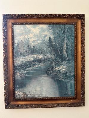 Richard Lorenz Framed Original Painting