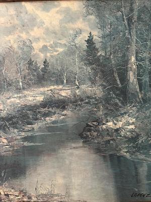 Richard Lorenz Framed Original Painting