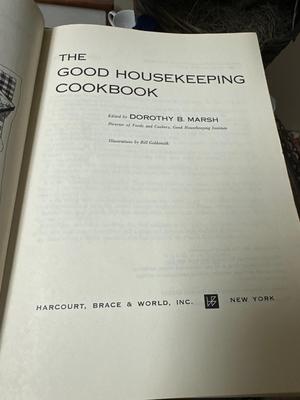 I gave Good Housekeeping Cookbook and mug