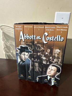 Albbott & Costello 5 vhs lot