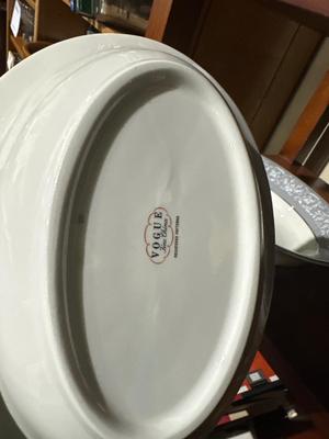 Vogue tureen and 3 serving bowls