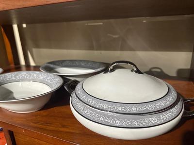 Vogue tureen and 3 serving bowls