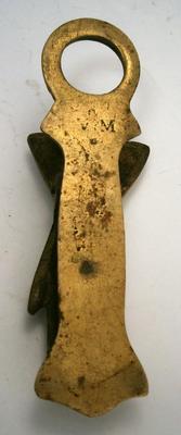 Cast Brass Figural Hand Paper/Receipt Holder