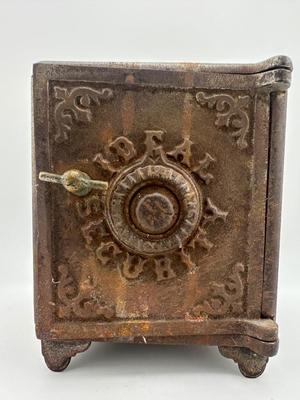 Cast Iron Ideal Security Coin Safe