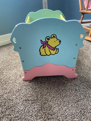 BABY DOLL CRADLE AND CABBAGE PATCH KID
