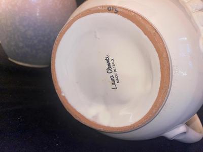WEST GERMANY POTTERY AND LAURA CLEMENT ITALY PITCHER