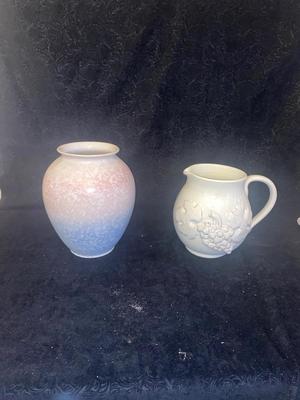 WEST GERMANY POTTERY AND LAURA CLEMENT ITALY PITCHER