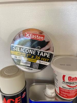 HELPFUL HOUSEHOLD ITEMS, FLEX SEAL, SILICONE TAPE SPRAY ADHESIVE AND MORE.