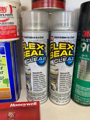 HELPFUL HOUSEHOLD ITEMS, FLEX SEAL, SILICONE TAPE SPRAY ADHESIVE AND MORE.