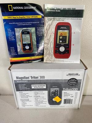 MEGALON TRITON 330 HANDHELD GPS, PORTABLE “PTC” CERAMIC 2 in 1 FAN HEATER, 175 WATT DC TO AC POWER INVERTER AND MORE!