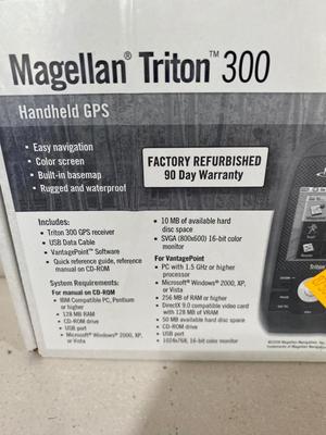 MEGALON TRITON 330 HANDHELD GPS, PORTABLE “PTC” CERAMIC 2 in 1 FAN HEATER, 175 WATT DC TO AC POWER INVERTER AND MORE!