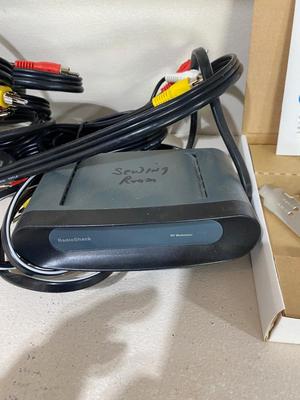 ELECTRONICS LOT-NETGEAR ROUTER, D-LINK, RCA ADAPTERS & OTHER LIKE ITEMS
