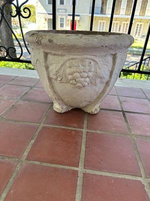 Large Cement Plant Pot