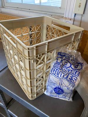 STEP STOOLS, PLATIC CRATE, HARDWARE, DISPOSABLE GLOVES TRANSMISSION FUNNEL AND MORE!