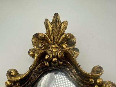 Framed 11” Italy Gilded Mirror