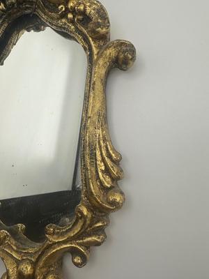 Framed 11” Italy Gilded Mirror