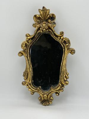 Framed 11” Italy Gilded Mirror