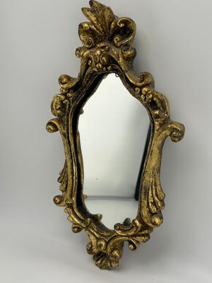 Framed 11” Italy Gilded Mirror
