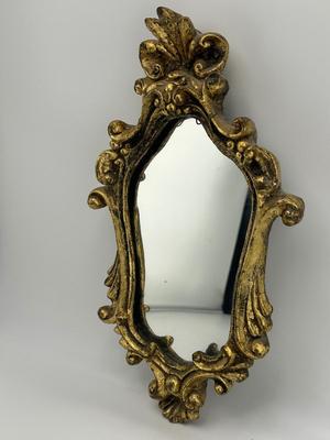 Framed 11” Italy Gilded Mirror