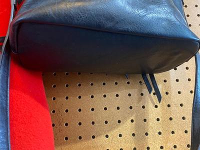 M. LIMAN COMPANY PENGUIN FASHIONS OVER COAT AND ANTIK KRAFT PURSE