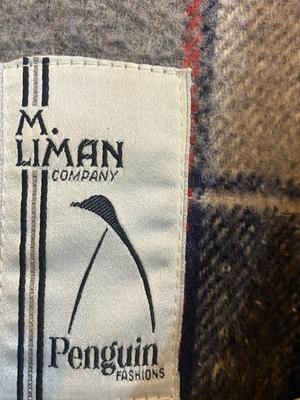 M. LIMAN COMPANY PENGUIN FASHIONS OVER COAT AND ANTIK KRAFT PURSE