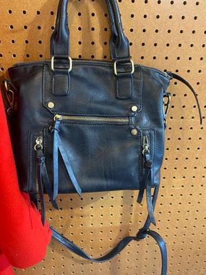 M. LIMAN COMPANY PENGUIN FASHIONS OVER COAT AND ANTIK KRAFT PURSE