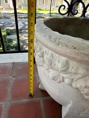 Two Cement Planters