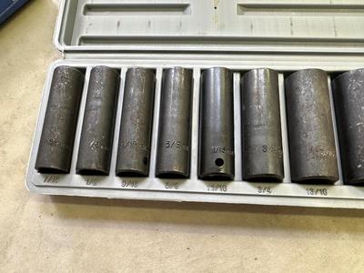 HDC AND PITTSBURGH 1/2” DRIVE DEEP IMPACT SOCKETS AND TOOLS FOR HARD TO REACH THINGS