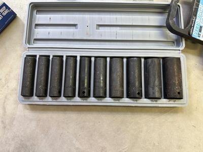 HDC AND PITTSBURGH 1/2” DRIVE DEEP IMPACT SOCKETS AND TOOLS FOR HARD TO REACH THINGS