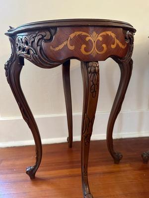 Pair of French Style Vintage Nightstands or End Tables