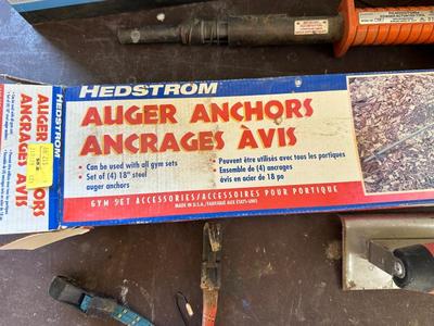 FLOATING TANK DE-ICERS, PAINT SPRAYER, AUGER ANCHORS AND MORE