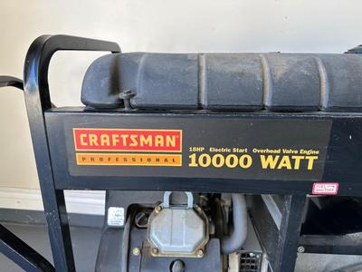 CRAFTSMAN PROFESSIONAL 10,000 GENERATOR